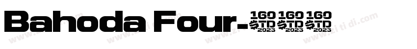 Bahoda Four字体转换